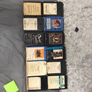 12 8 tracks very worn but for the vintage lover.